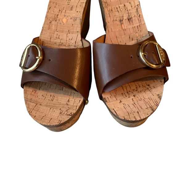 Tommy Hilfiger - Cork Wedge Sandals Size 7.5 - Picture 5 of 10